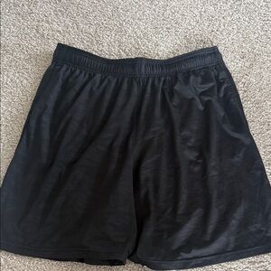 Men's Athletic Black Performance Shorts